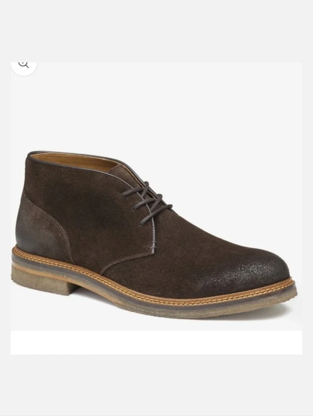 JOHSTON & MURPHY Calder Suede Oil-Rubbed Chukka Ankle Boot